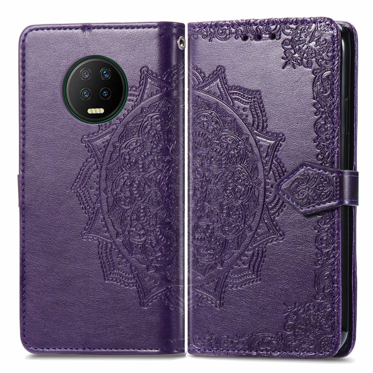 For Infinix Note 7 Mandala Embossing Pattern Horizontal Flip Leather Case with Holder & Card Slots & Wallet & Lanyard