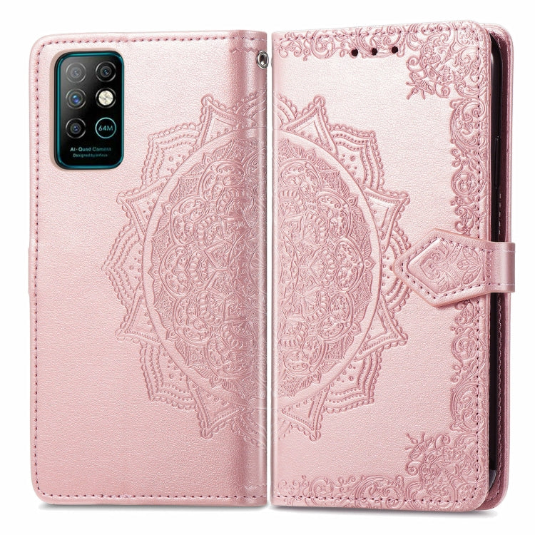 For Infinix Note 8 Mandala Embossing Pattern Horizontal Flip Leather Case with Holder & Card Slots & Wallet & Lanyard