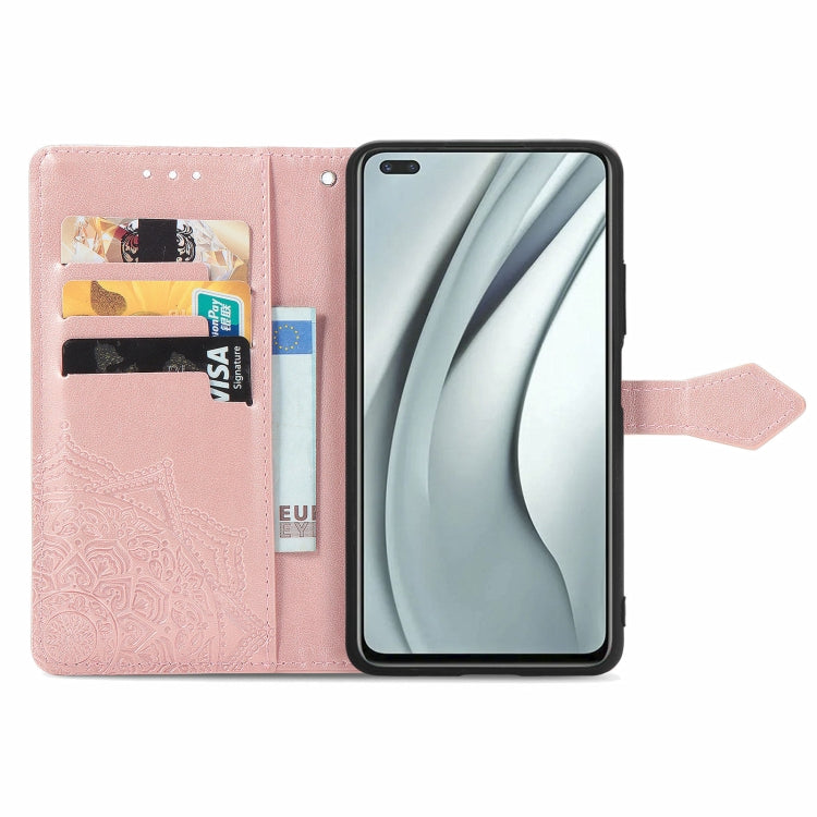 For Infinix Note 8 Mandala Embossing Pattern Horizontal Flip Leather Case with Holder & Card Slots & Wallet & Lanyard