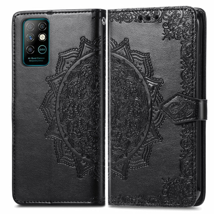 For Infinix Note 8 Mandala Embossing Pattern Horizontal Flip Leather Case with Holder & Card Slots & Wallet & Lanyard