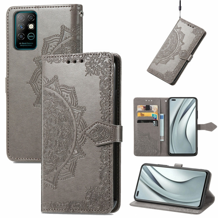 For Infinix Note 8 Mandala Embossing Pattern Horizontal Flip Leather Case with Holder & Card Slots & Wallet & Lanyard