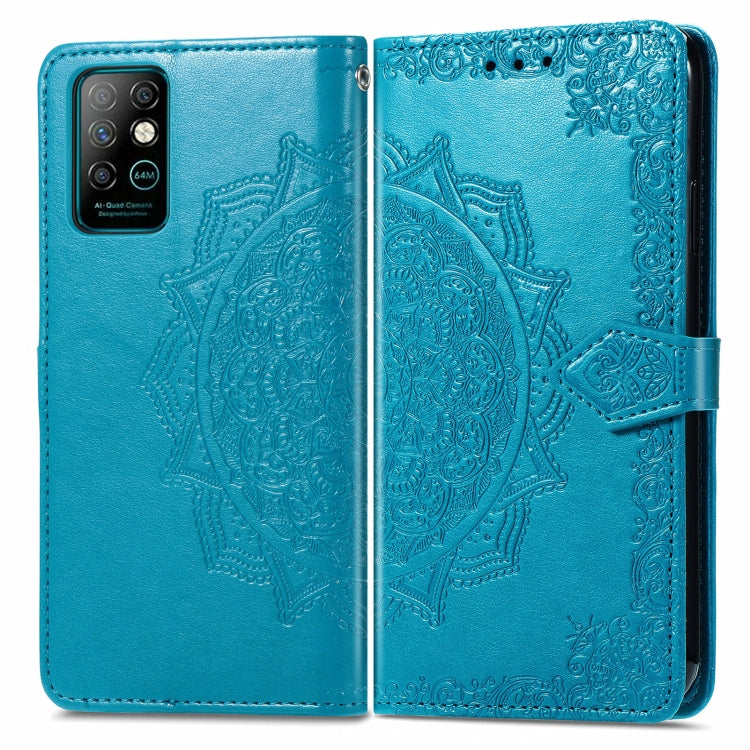 For Infinix Note 8 Mandala Embossing Pattern Horizontal Flip Leather Case with Holder & Card Slots & Wallet & Lanyard