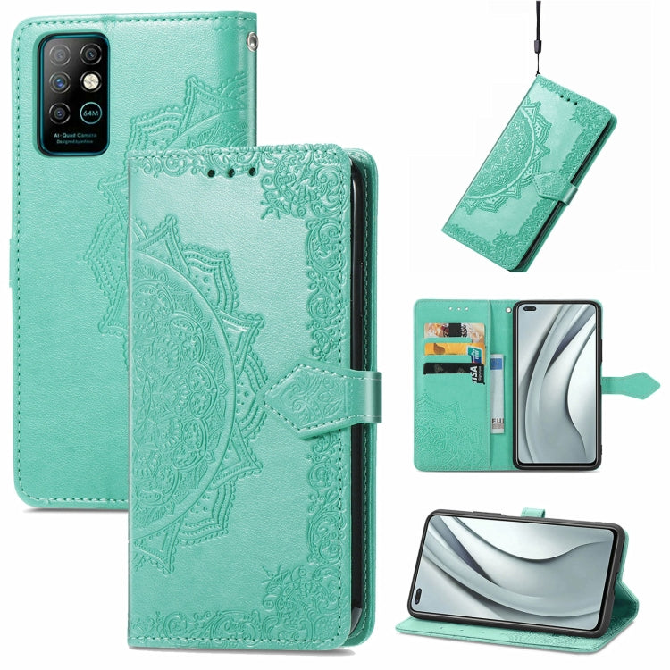 For Infinix Note 8 Mandala Embossing Pattern Horizontal Flip Leather Case with Holder & Card Slots & Wallet & Lanyard