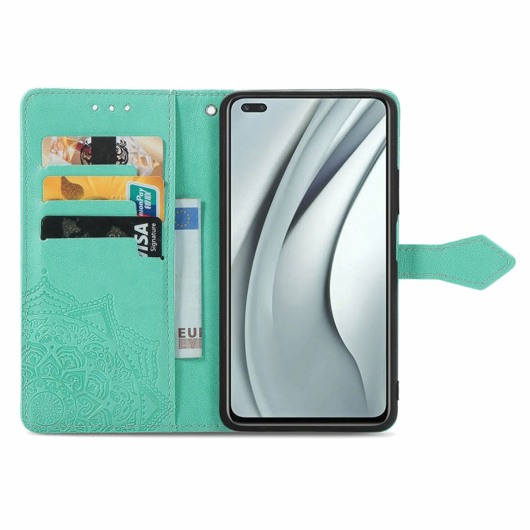 For Infinix Note 8 Mandala Embossing Pattern Horizontal Flip Leather Case with Holder & Card Slots & Wallet & Lanyard