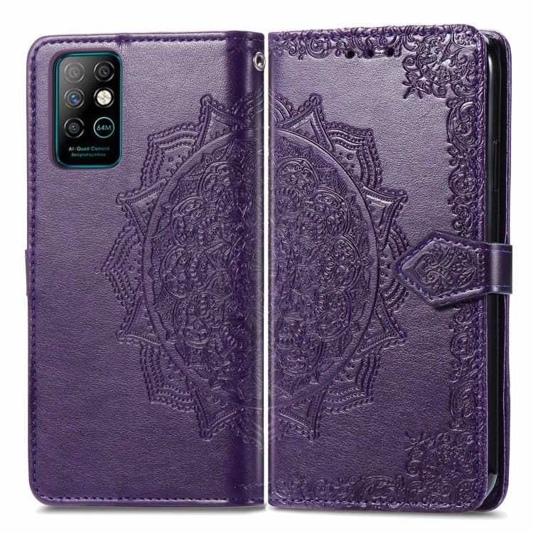 For Infinix Note 8 Mandala Embossing Pattern Horizontal Flip Leather Case with Holder & Card Slots & Wallet & Lanyard