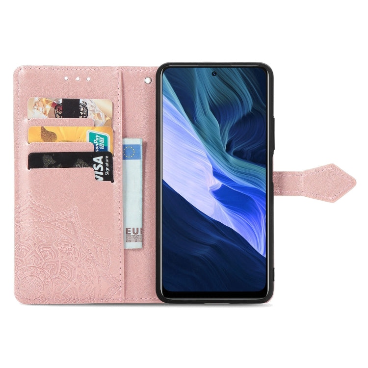 For Infinix Note 10 Mandala Embossing Pattern Horizontal Flip Leather Case with Holder & Card Slots & Wallet & Lanyard