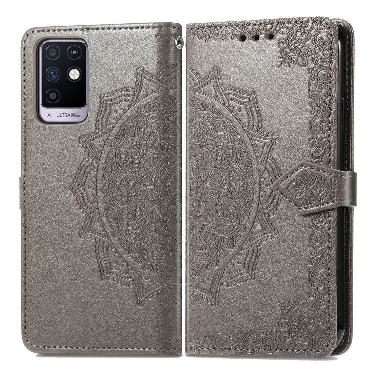 For Infinix Note 10 Mandala Embossing Pattern Horizontal Flip Leather Case with Holder & Card Slots & Wallet & Lanyard