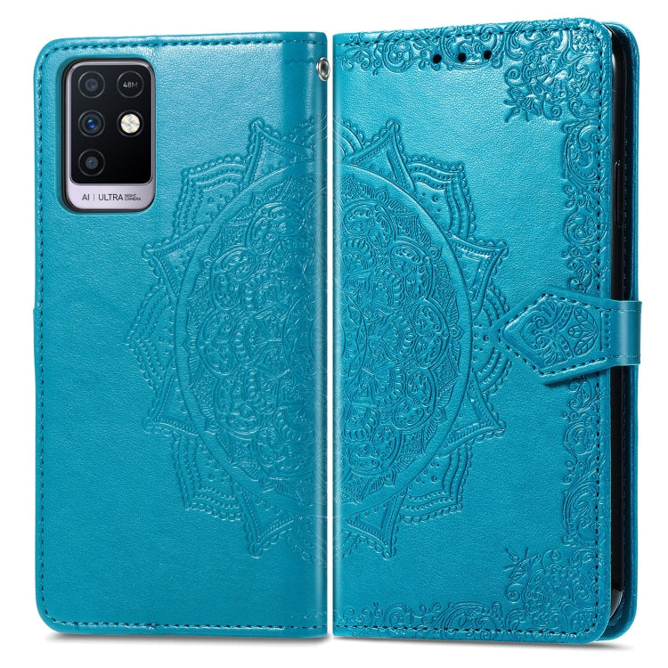 For Infinix Note 10 Mandala Embossing Pattern Horizontal Flip Leather Case with Holder & Card Slots & Wallet & Lanyard