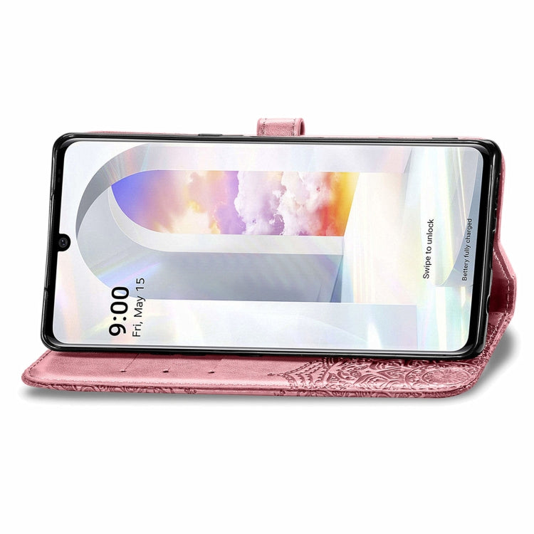 For LG Velvet 2 Pro Mandala Embossing Pattern Horizontal Flip Leather Case with Holder & Card Slots & Wallet & Lanyard