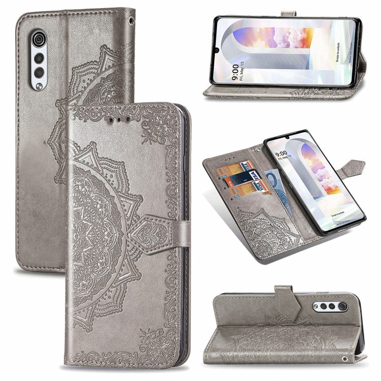For LG Velvet 2 Pro Mandala Embossing Pattern Horizontal Flip Leather Case with Holder & Card Slots & Wallet & Lanyard