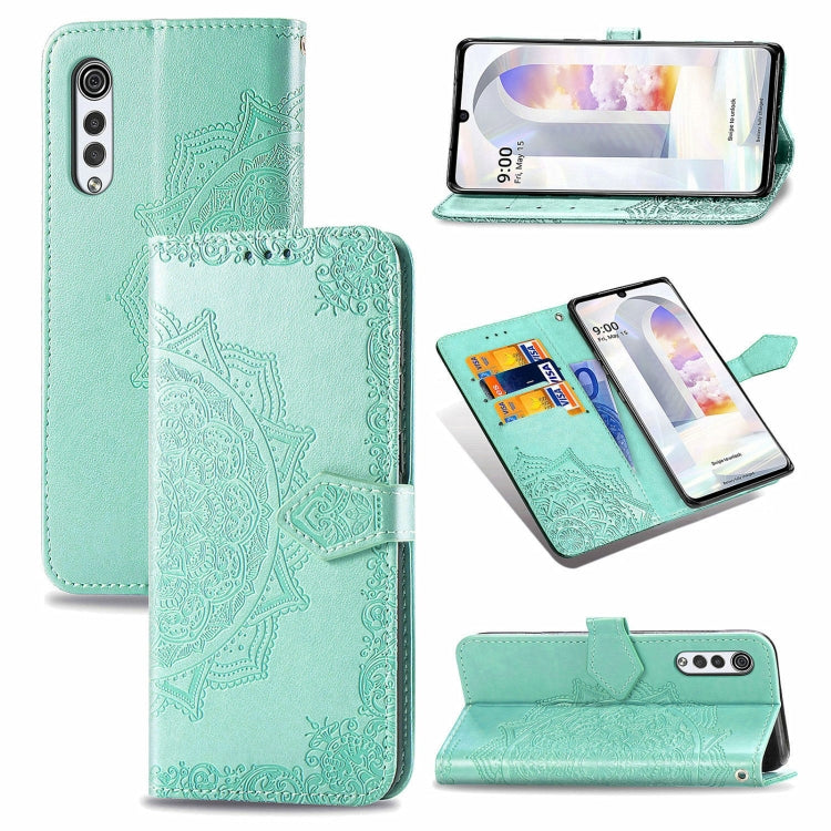 For LG Velvet 2 Pro Mandala Embossing Pattern Horizontal Flip Leather Case with Holder & Card Slots & Wallet & Lanyard