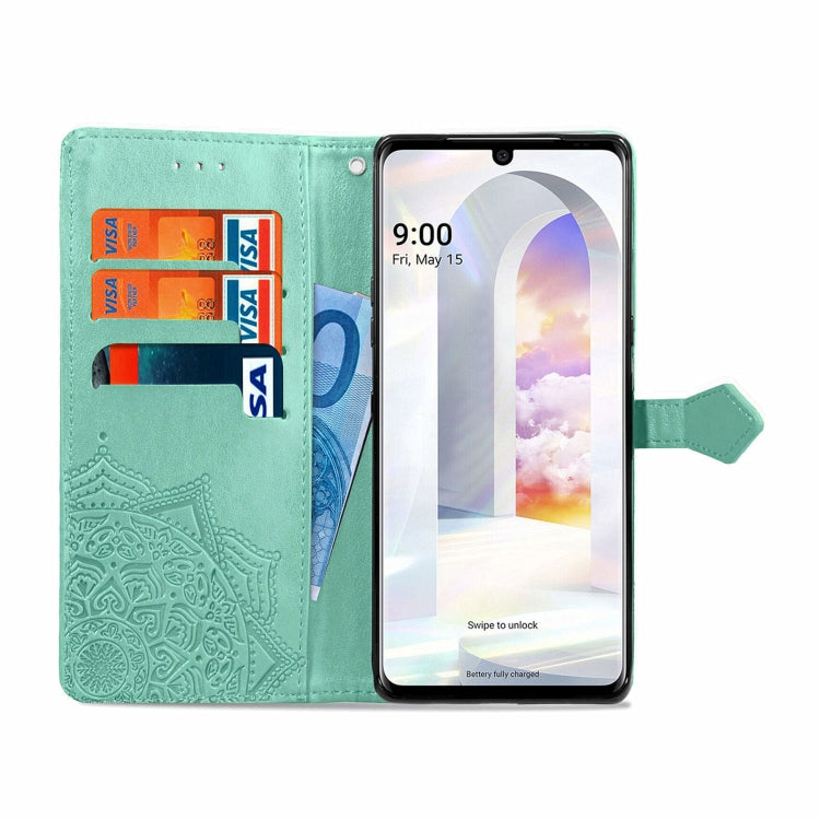 For LG Velvet 2 Pro Mandala Embossing Pattern Horizontal Flip Leather Case with Holder & Card Slots & Wallet & Lanyard