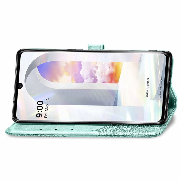 For LG Velvet 2 Pro Mandala Embossing Pattern Horizontal Flip Leather Case with Holder & Card Slots & Wallet & Lanyard
