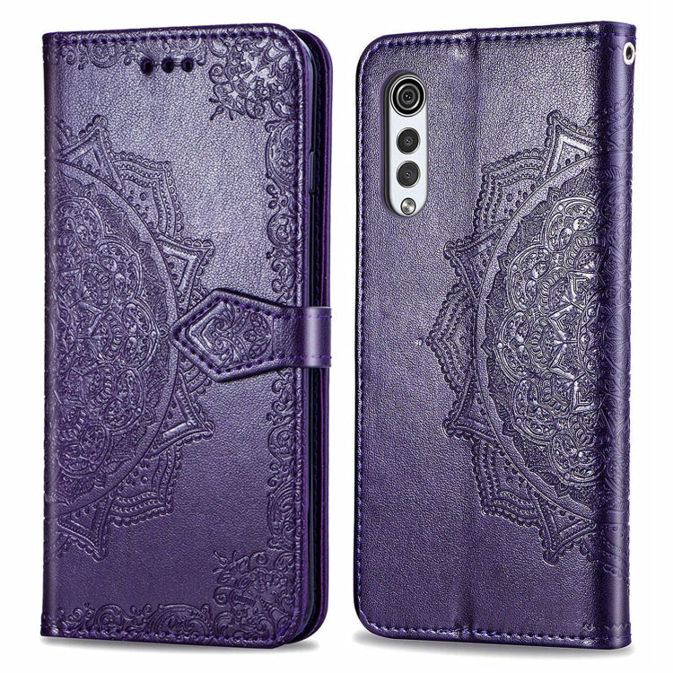 For LG Velvet 2 Pro Mandala Embossing Pattern Horizontal Flip Leather Case with Holder & Card Slots & Wallet & Lanyard