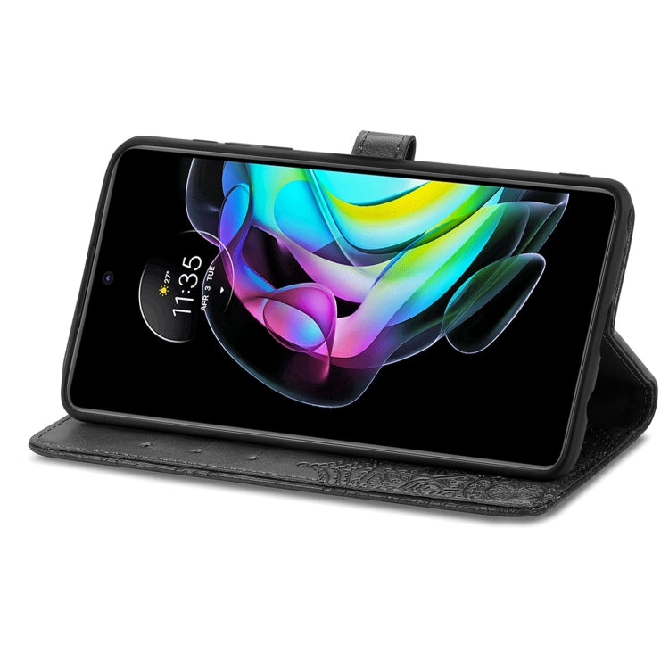 For Motorola Edge 20 Mandala Embossing Pattern Horizontal Flip Leather Case with Holder & Card Slots & Wallet & Lanyard