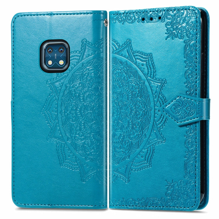 For Nokia XR 20 Mandala Embossing Pattern Horizontal Flip Leather Case with Holder & Card Slots & Wallet & Lanyard