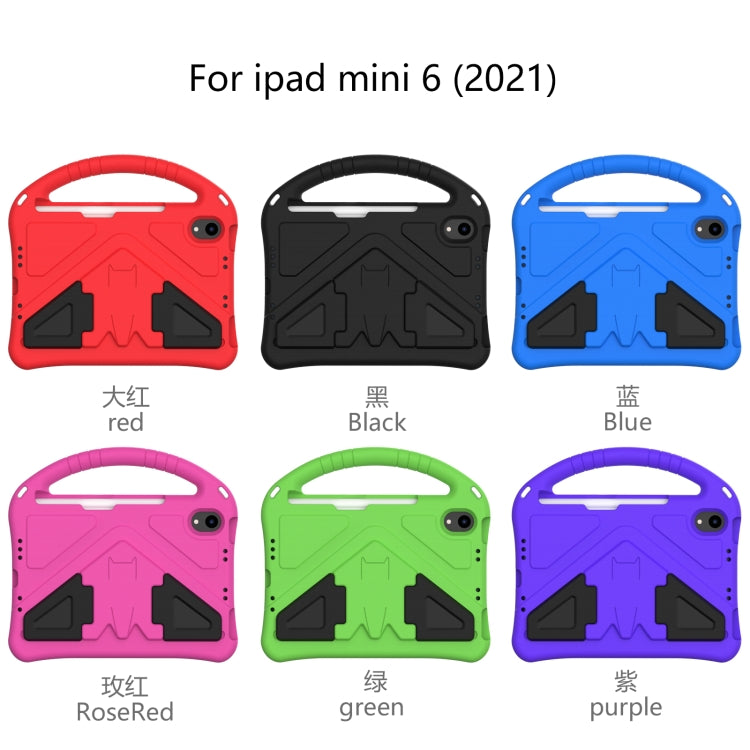 For iPad mini 6 EVA Flat Anti Falling Protective Tablet Case Shell with Holder