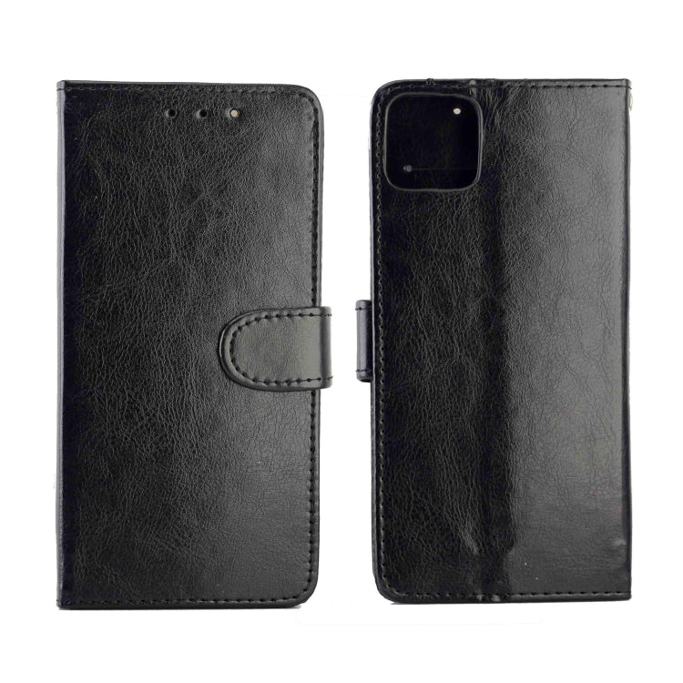 For Honor Play 20 Crazy Horse Texture Leather Horizontal Flip Protective Case with Holder & Card Slots & Wallet & Photo Frame