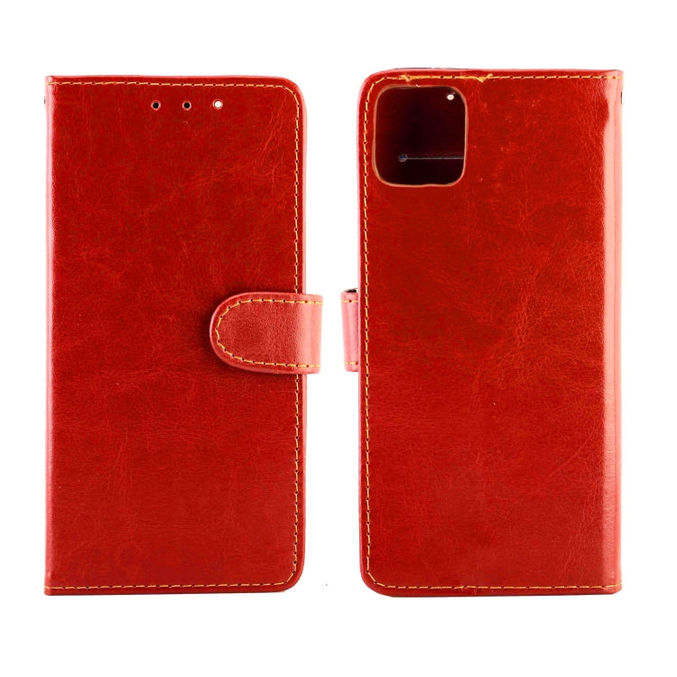 For Honor Play 20 Crazy Horse Texture Leather Horizontal Flip Protective Case with Holder & Card Slots & Wallet & Photo Frame