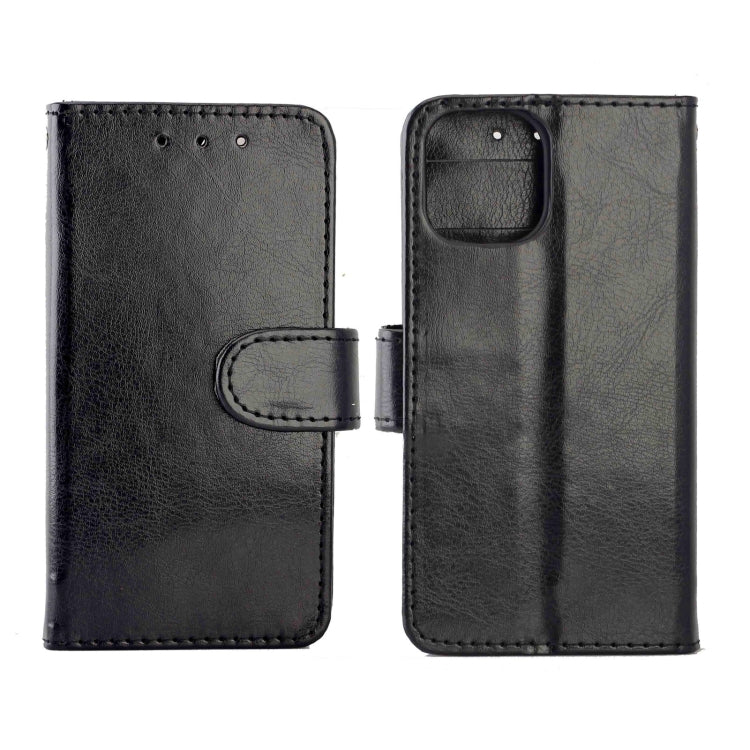 For iPhone 13 mini Crazy Horse Texture Leather Horizontal Flip Protective Case with Holder & Card Slots & Wallet & Photo Frame