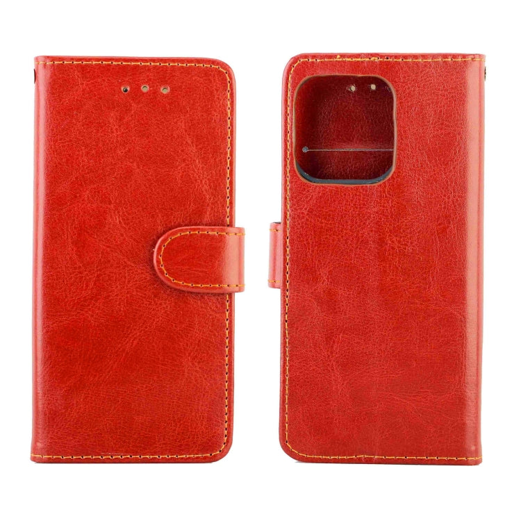 For iPhone 13 Crazy Horse Texture Leather Horizontal Flip Protective Case with Holder & Card Slots & Wallet & Photo Frame