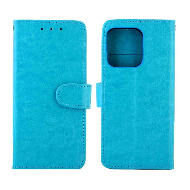 For iPhone 13 Crazy Horse Texture Leather Horizontal Flip Protective Case with Holder & Card Slots & Wallet & Photo Frame