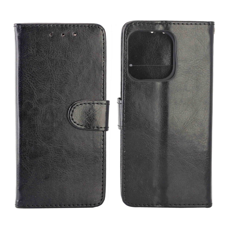 For iPhone 13 Pro Crazy Horse Texture Leather Horizontal Flip Protective Case with Holder & Card Slots & Wallet & Photo Frame