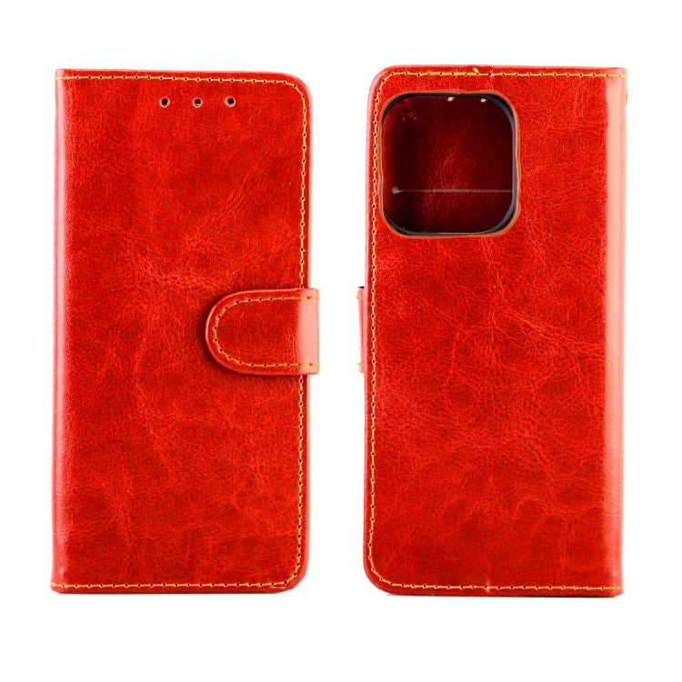 For iPhone 13 Pro Crazy Horse Texture Leather Horizontal Flip Protective Case with Holder & Card Slots & Wallet & Photo Frame