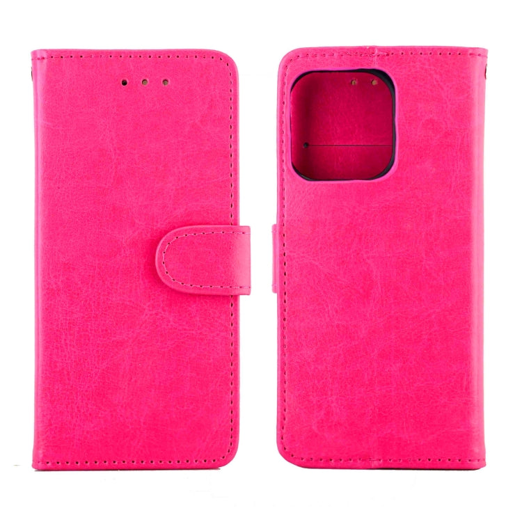 For iPhone 13 Pro Crazy Horse Texture Leather Horizontal Flip Protective Case with Holder & Card Slots & Wallet & Photo Frame