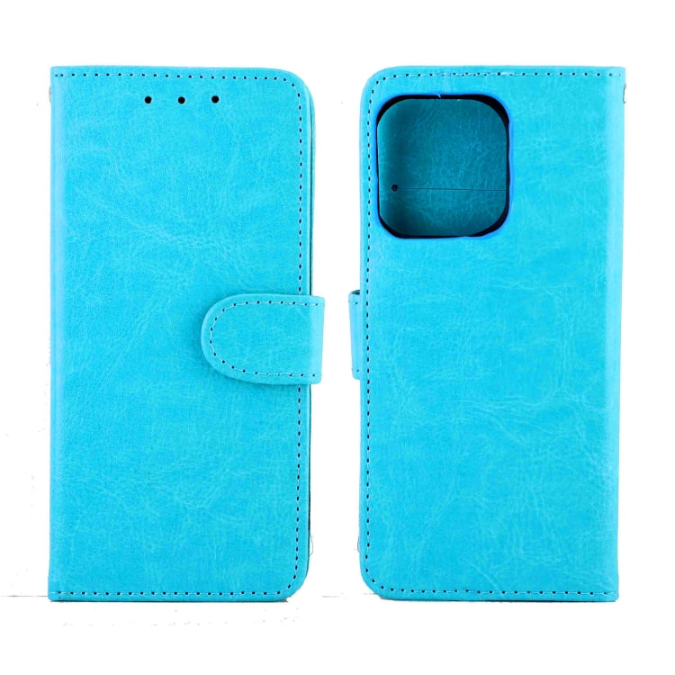 For iPhone 13 Pro Crazy Horse Texture Leather Horizontal Flip Protective Case with Holder & Card Slots & Wallet & Photo Frame
