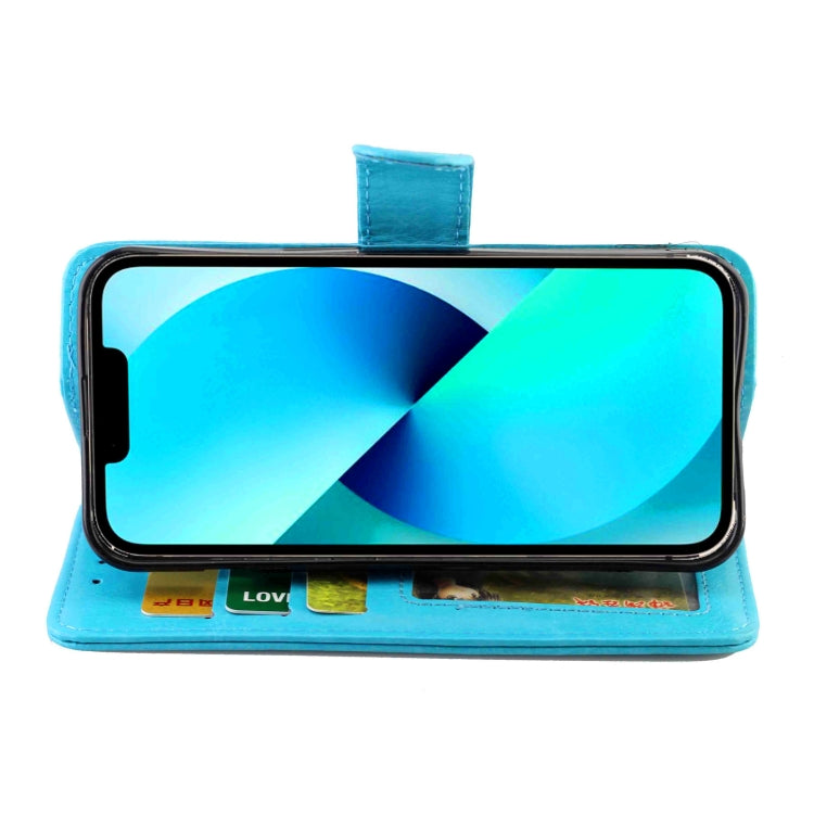 For iPhone 13 Pro Crazy Horse Texture Leather Horizontal Flip Protective Case with Holder & Card Slots & Wallet & Photo Frame