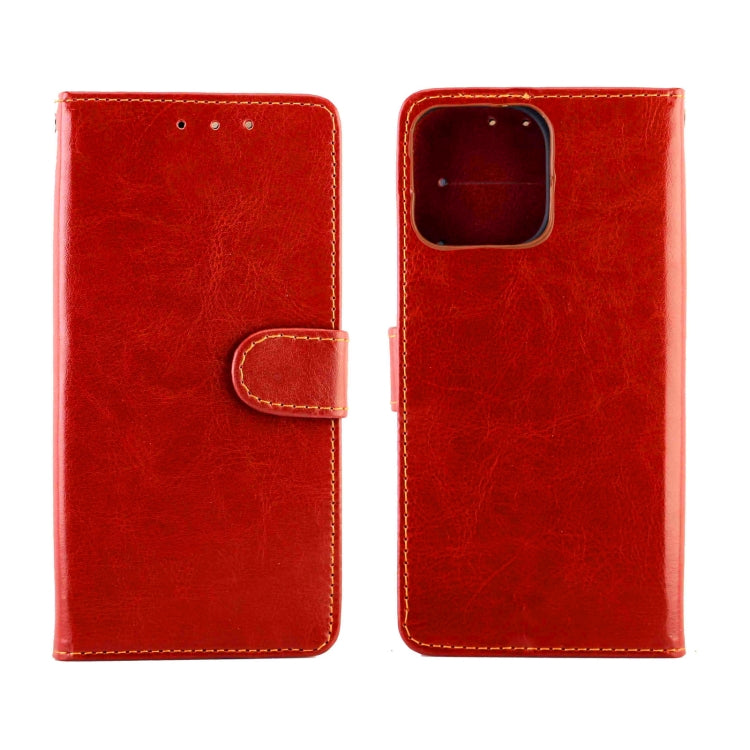 For iPhone 13 Pro Max Crazy Horse Texture Leather Horizontal Flip Protective Case with Holder & Card Slots & Wallet & Photo Frame
