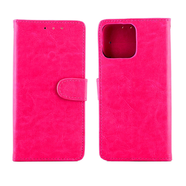 For iPhone 13 Pro Max Crazy Horse Texture Leather Horizontal Flip Protective Case with Holder & Card Slots & Wallet & Photo Frame