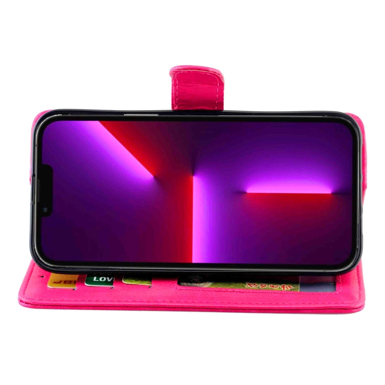 For iPhone 13 Pro Max Crazy Horse Texture Leather Horizontal Flip Protective Case with Holder & Card Slots & Wallet & Photo Frame