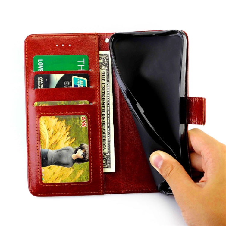 For iPhone 13 Pro Max Crazy Horse Texture Leather Horizontal Flip Protective Case with Holder & Card Slots & Wallet & Photo Frame