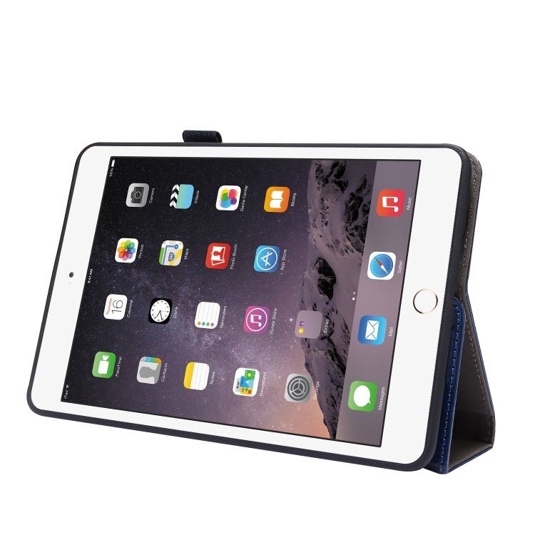 For iPad mini 6 Business Horizontal Flip PU Leather Tablet Case with Two-Folding Holder & Card Slots & Pen Slot