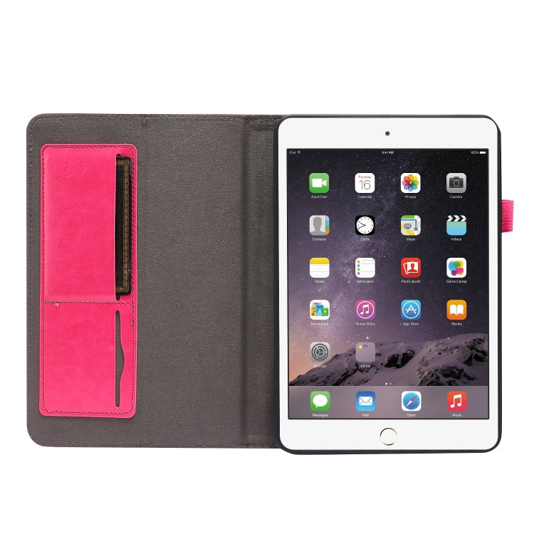 For iPad mini 6 Business Horizontal Flip PU Leather Tablet Case with Two-Folding Holder & Card Slots & Pen Slot