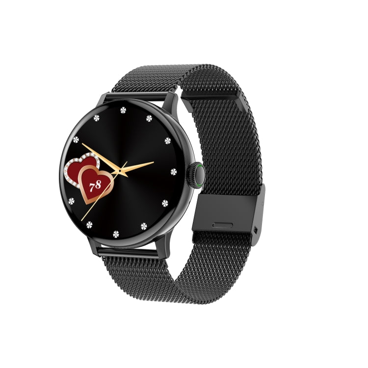 DT2 1.19 inch Color Screen Smart Watch, IP68 Waterproof,Steel Watchband,Support Bluetooth Call/Heart Rate Monitoring/Blood Pressure Monitoring/Blood Oxygen Monitoring/Predict Menstrual Cycle Intelligently