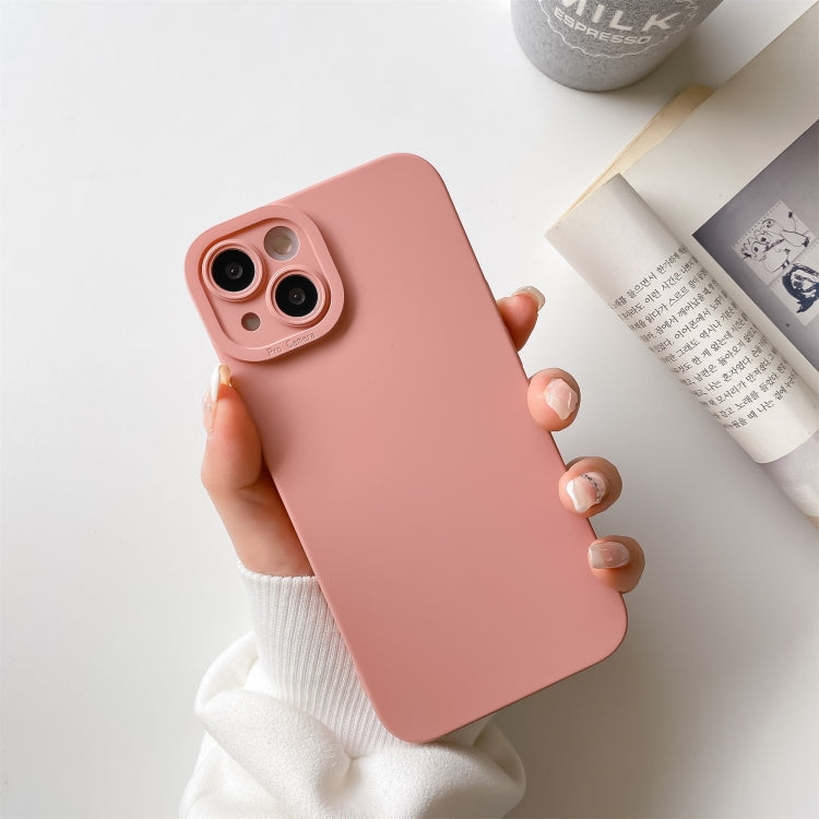 For iPhone 13 Pro Max Straight Side Liquid Silicone Phone Case