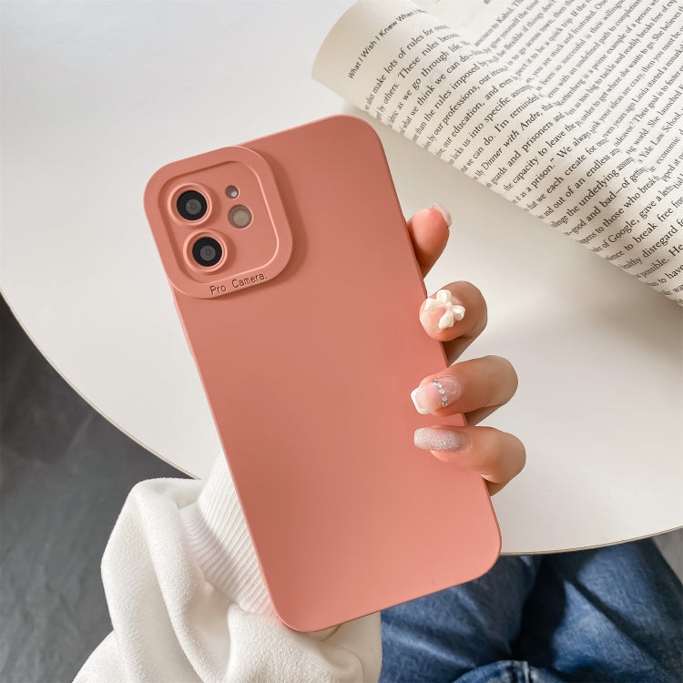 For iPhone 12 Pro Straight Side Liquid Silicone Phone Case