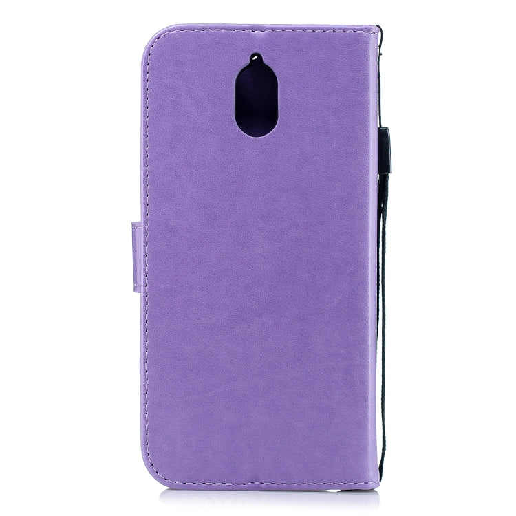 Diamond Encrusted Butterflies Love Flowers Pattern Horizontal Flip Leather Case for Nokia 3.1 ,  with Holder & Card Slots & Wallet & Lanyard