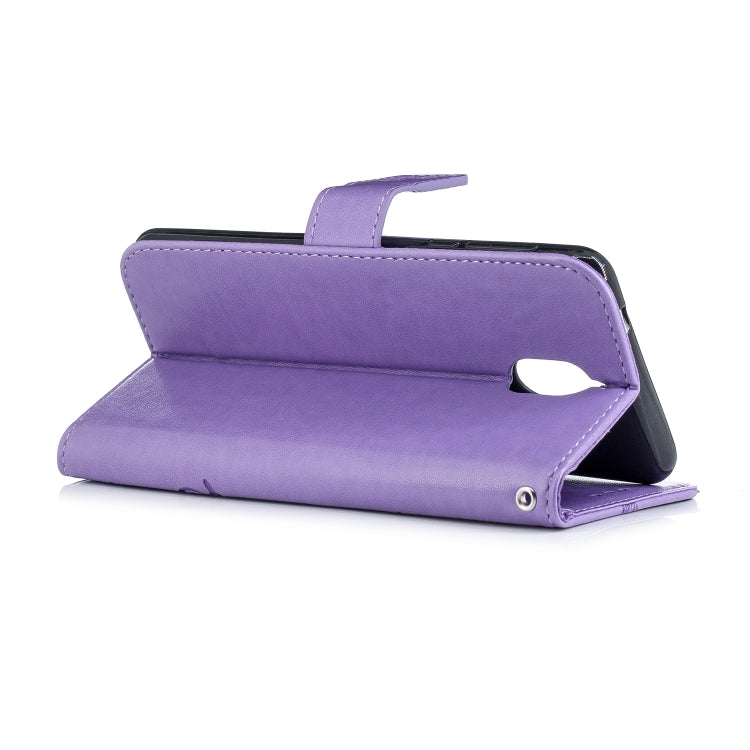 Diamond Encrusted Butterflies Love Flowers Pattern Horizontal Flip Leather Case for Nokia 3.1 ,  with Holder & Card Slots & Wallet & Lanyard