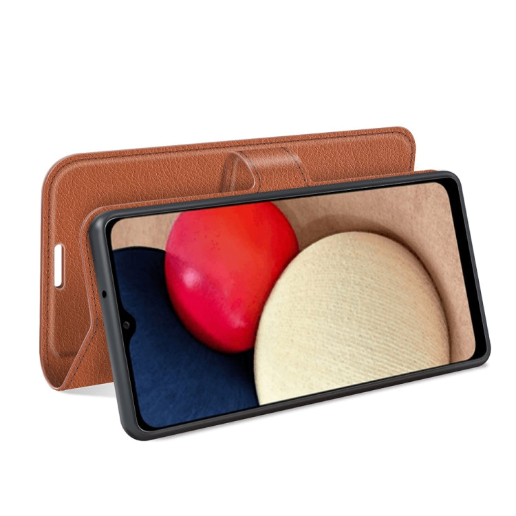 For Samsung Galaxy A03s 164mm Litchi Texture Horizontal Flip Protective Case with Holder & Card Slots & Wallet