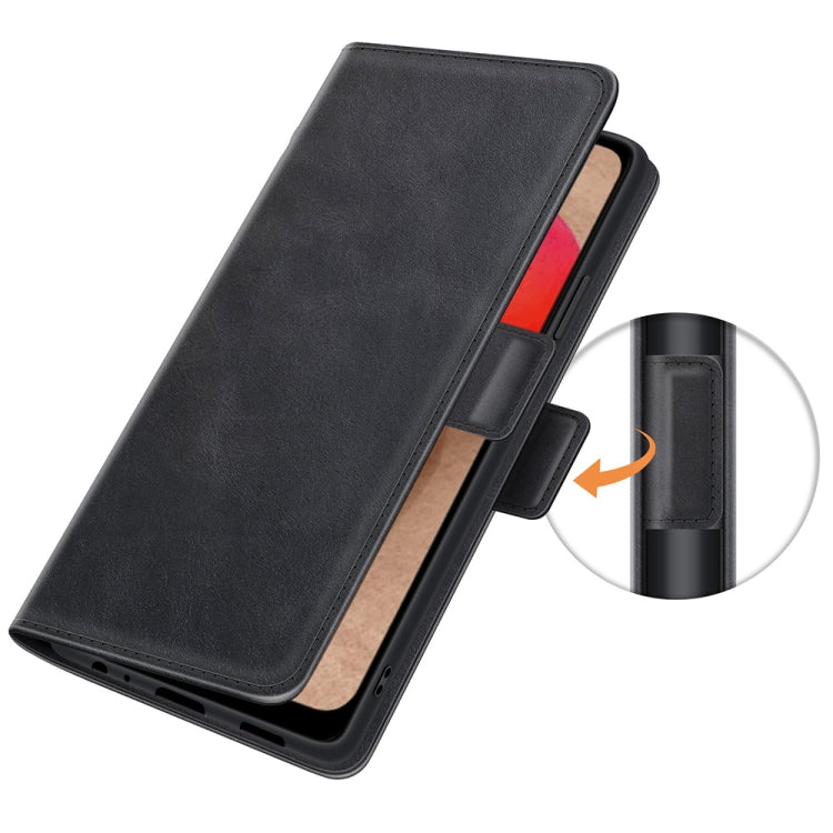 For Samsung Galaxy A03s 164mm Dual-side Magnetic Buckle Horizontal Flip Leather Case with Holder & Card Slots & Wallet