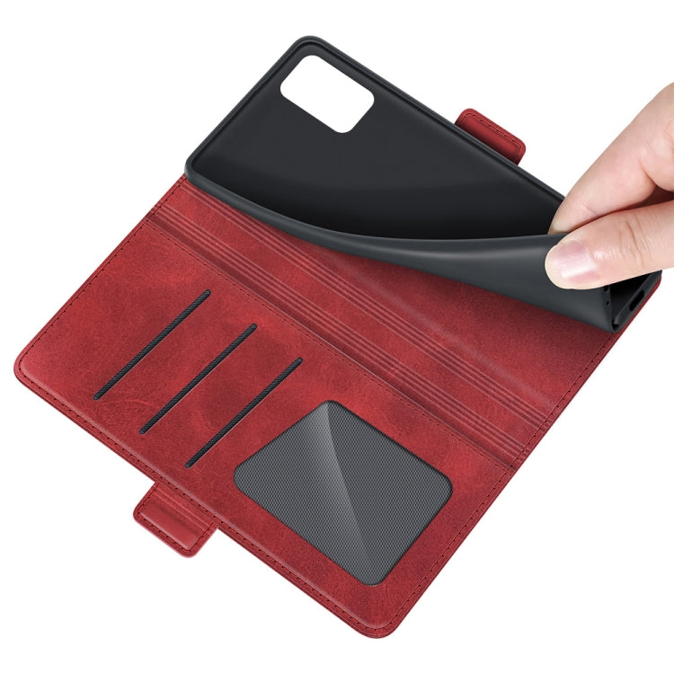For Samsung Galaxy A03s 164mm Dual-side Magnetic Buckle Horizontal Flip Leather Case with Holder & Card Slots & Wallet