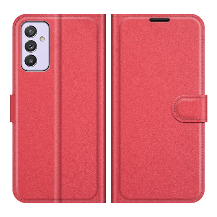 For Samsung Galaxy Quantum 2 / A82 Litchi Texture Horizontal Flip Protective Case with Holder & Card Slots & Wallet