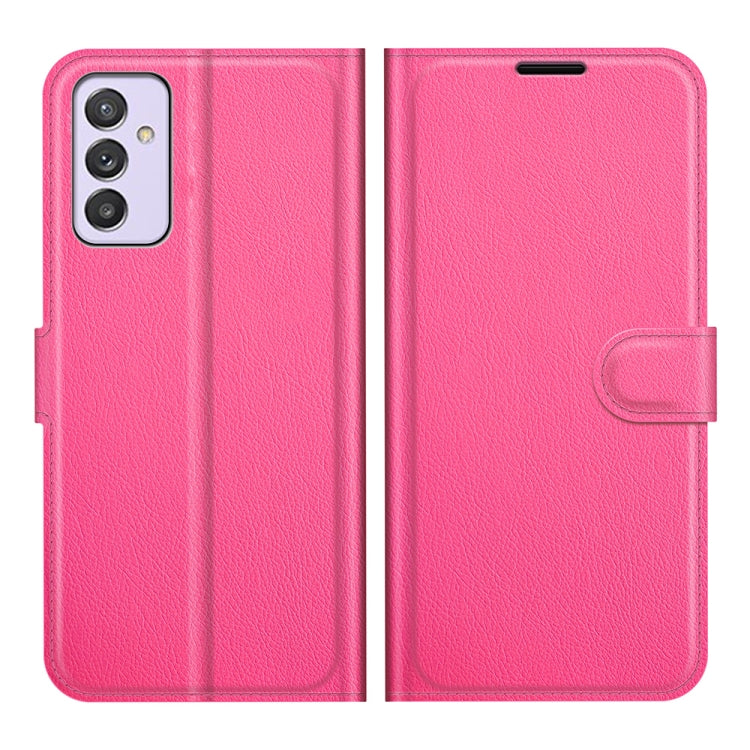 For Samsung Galaxy Quantum 2 / A82 Litchi Texture Horizontal Flip Protective Case with Holder & Card Slots & Wallet