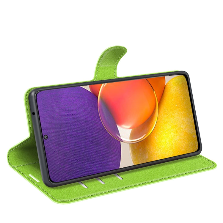 For Samsung Galaxy Quantum 2 / A82 Litchi Texture Horizontal Flip Protective Case with Holder & Card Slots & Wallet
