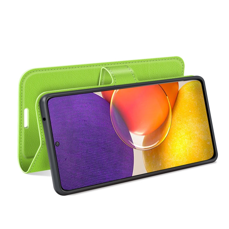 For Samsung Galaxy Quantum 2 / A82 Litchi Texture Horizontal Flip Protective Case with Holder & Card Slots & Wallet