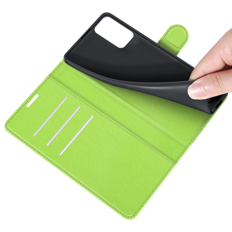 For Samsung Galaxy Quantum 2 / A82 Litchi Texture Horizontal Flip Protective Case with Holder & Card Slots & Wallet